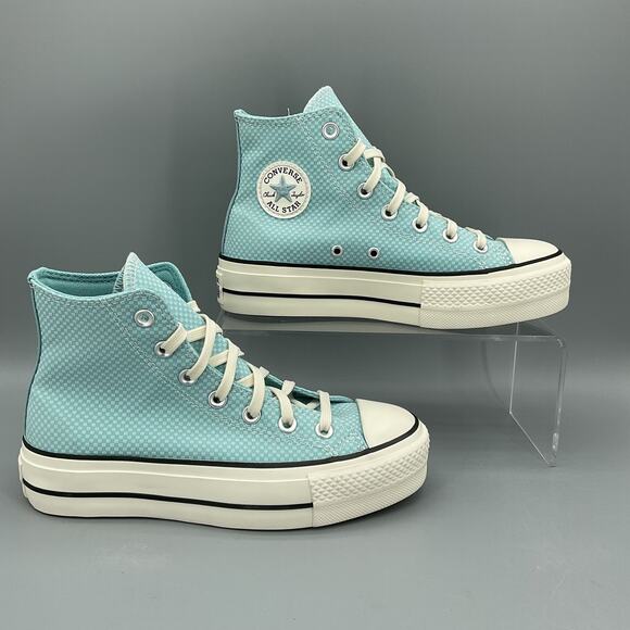 NEW Converse Women’s Chuck Taylor All Star High-top Sneakers Blue Size 6 - Picture 1 of 10
